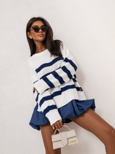 Sweter damski Rissy Cocomore granatowy