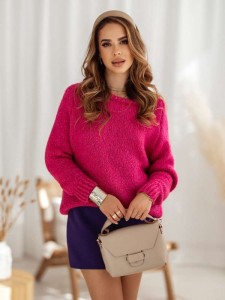 Sweter damski Rolly Cocomore różowy