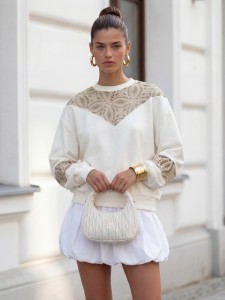Bluza damska Megan Cocomore ecru