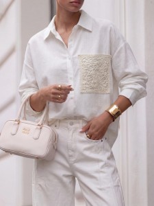 Koszula damska Pouly Cocomore ecru