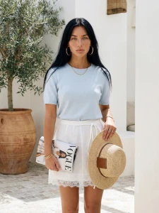 Sweter damski Pavlon Cocomore błękitny