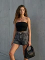 krótkie spodenki jeans